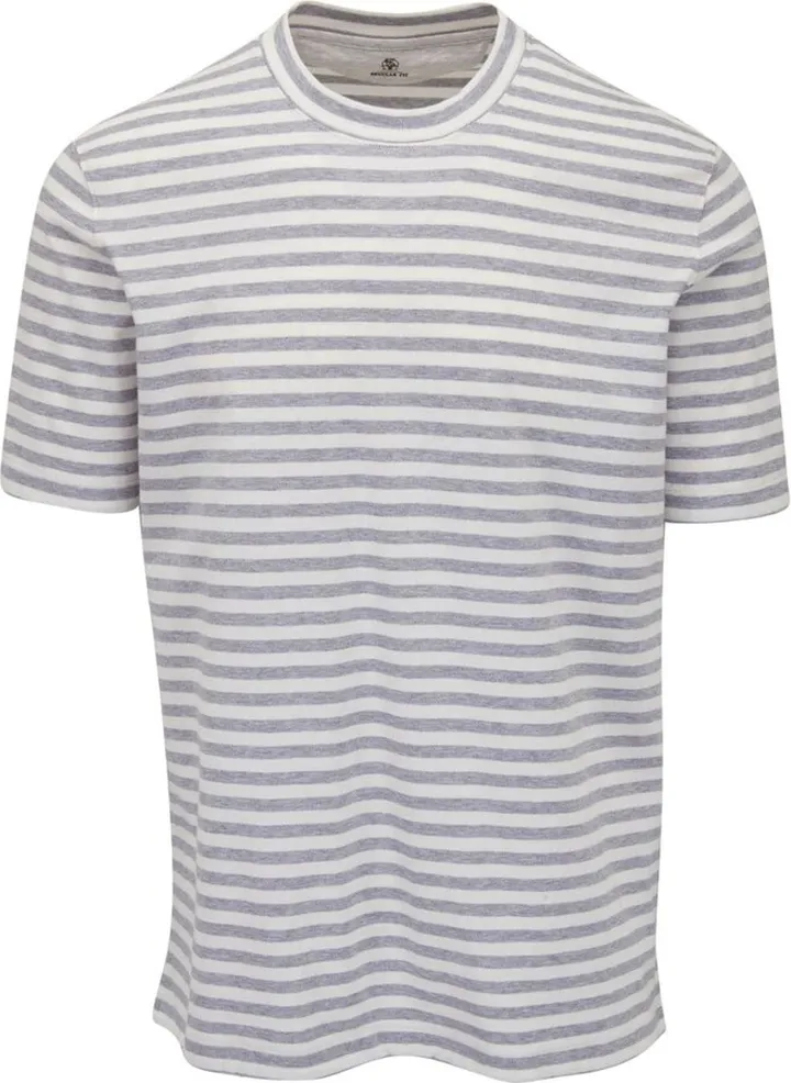 stripe-print cotton T-shirt