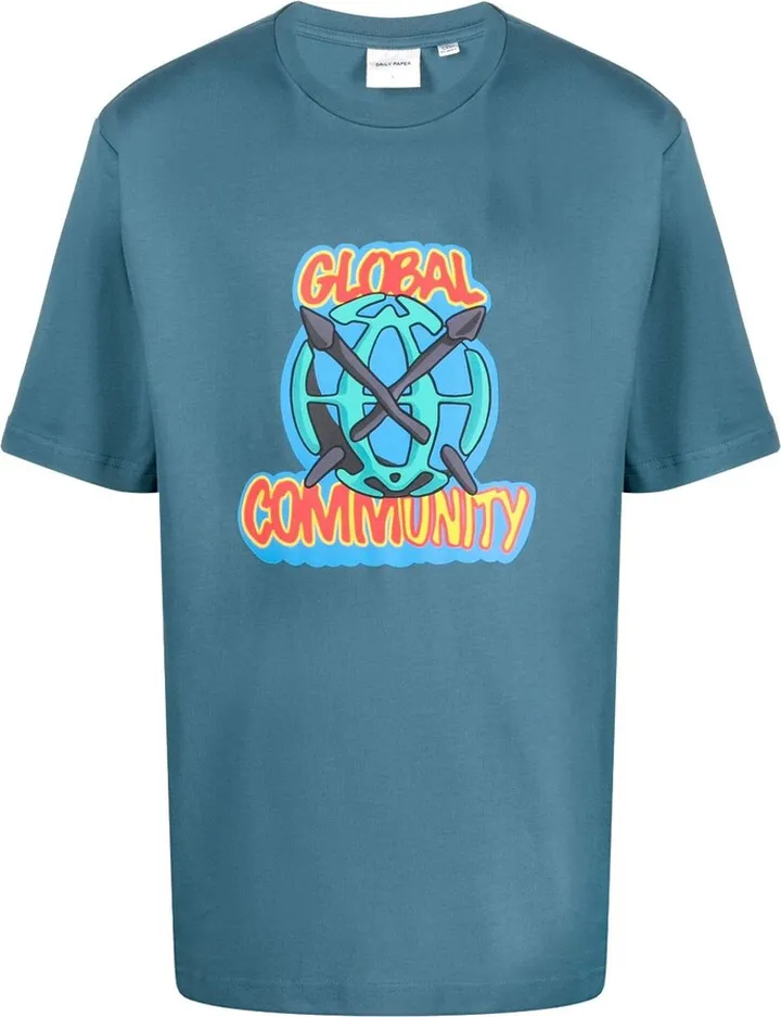 logo-print cotton T-shirt