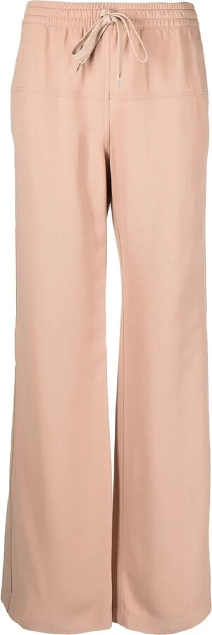Straight-Leg Cut Trousers