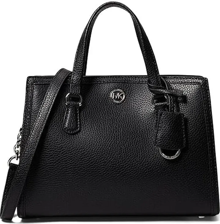 MICHAEL Michael Kors Chantal Small Messenger (Black) Handbags
