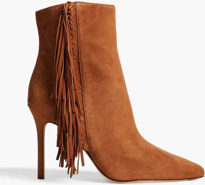 Nyomi fringed suede ankle boots