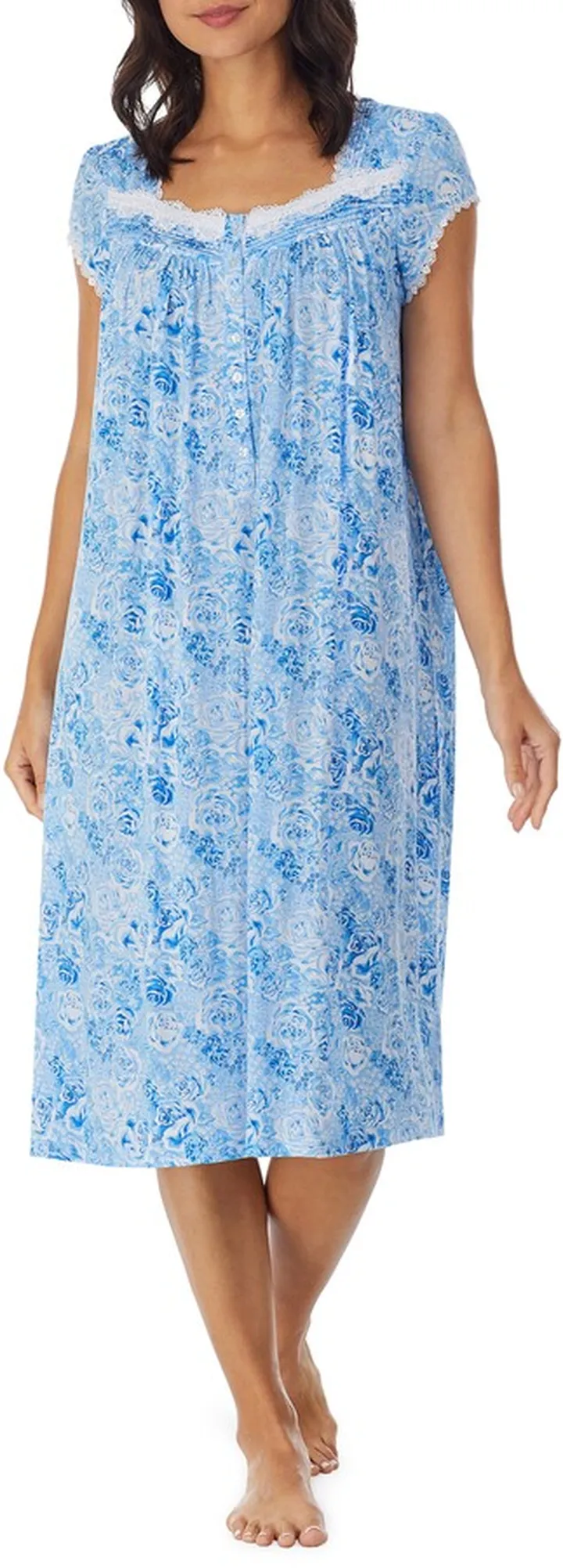 Rose Print Waltz Nightgown