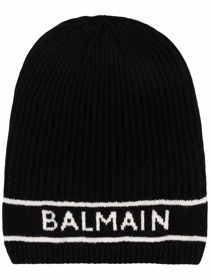 Logo-Knit Beanie Hat