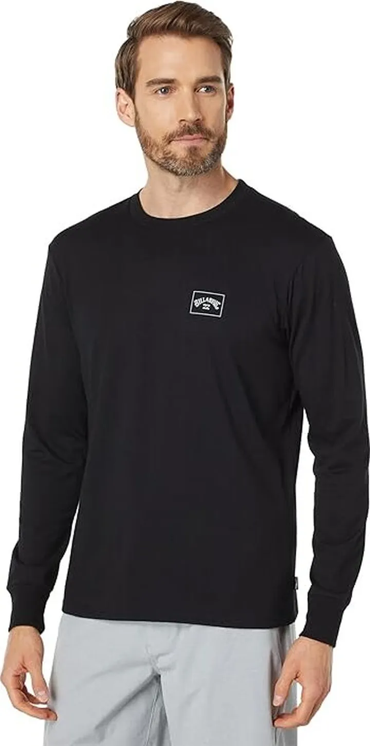 Billabong Performance Arch Long Sleeve UV Tee (Black) Men's Clothing