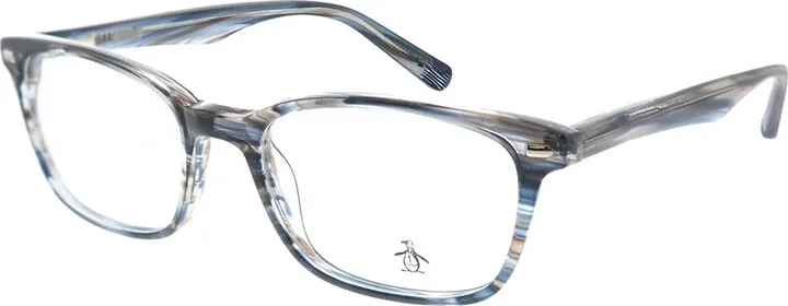 Original Penguin The Clyde BL Unisex Rectangle Eyeglasses Storm Blue 52mm