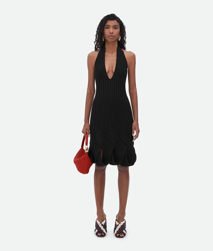 Intreccio Wool Dress
