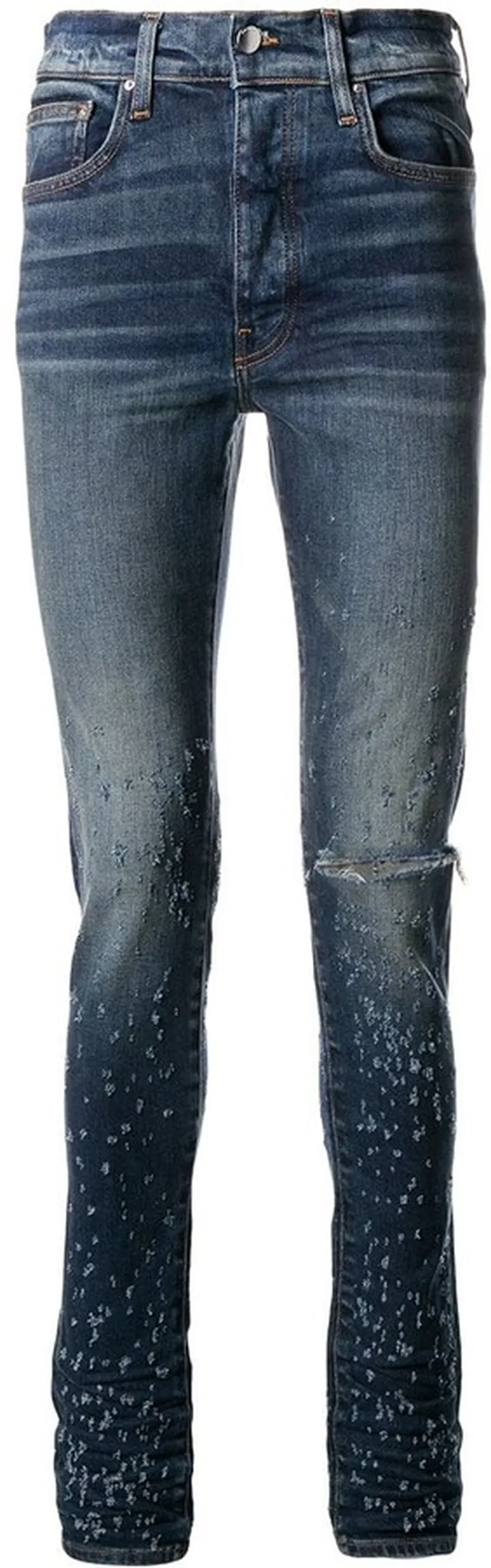 Distressed-Effect Skinny Jeans
