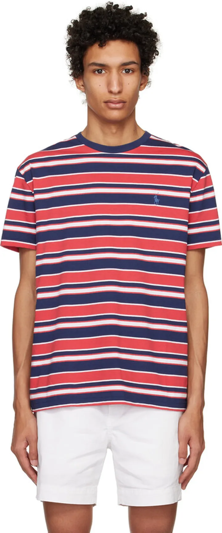 Polo Ralph Lauren Red & Navy Striped T-Shirt