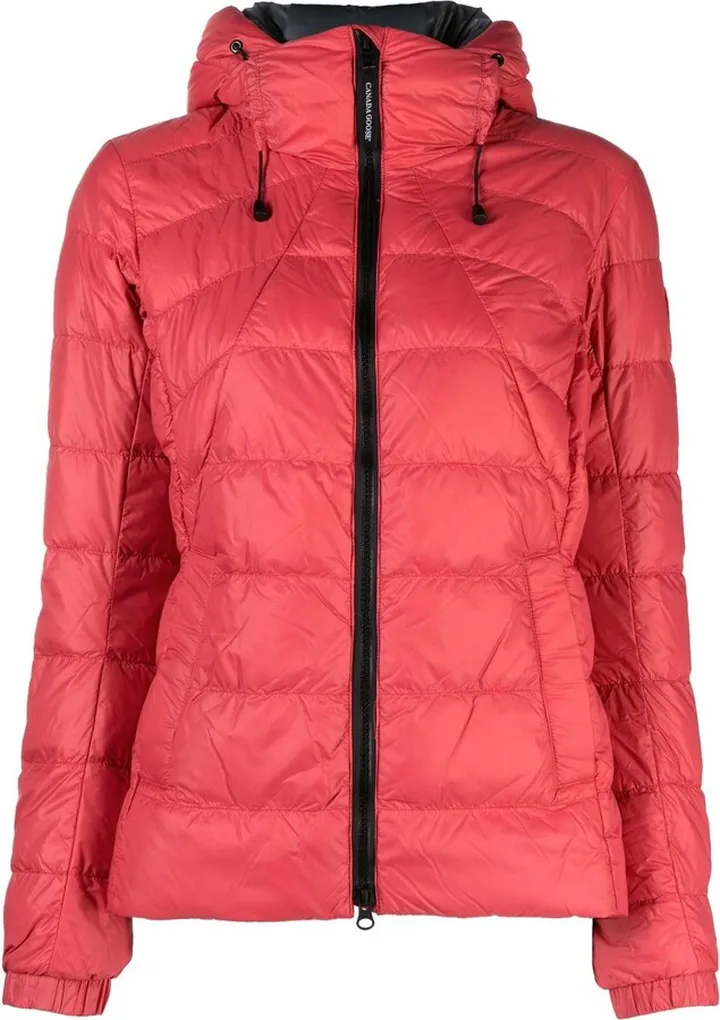 Pink Abbott Quilted Hooded Jacket