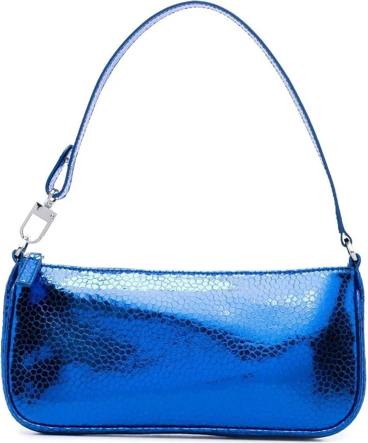 Metallic-Finish Shoulder Bag