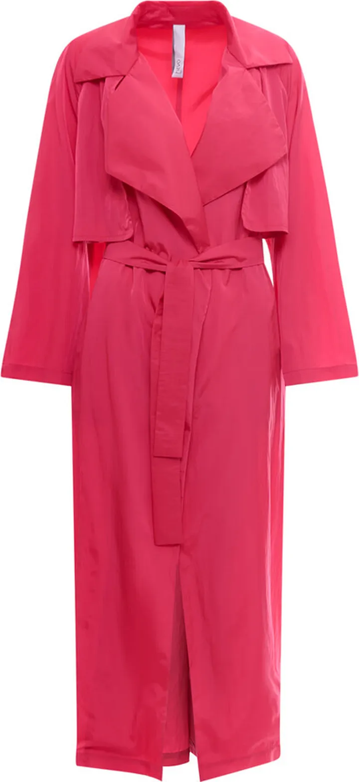 Nylon trench with belt