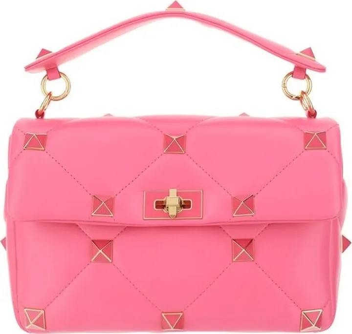 Valentino Garavani Roman Stud Quilted Shoulder Bag