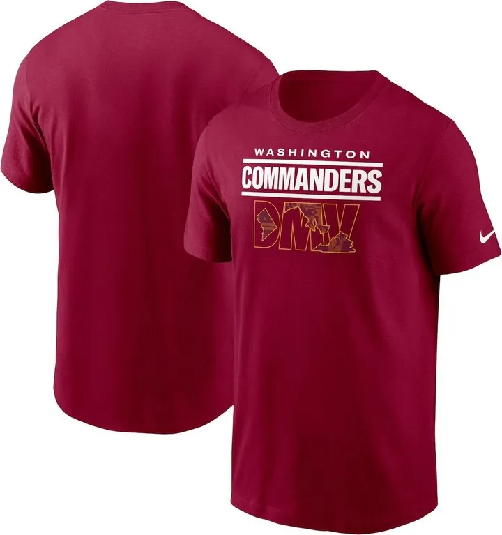 Men's Nike Burgundy Washington Commanders Local Essential T-shirt