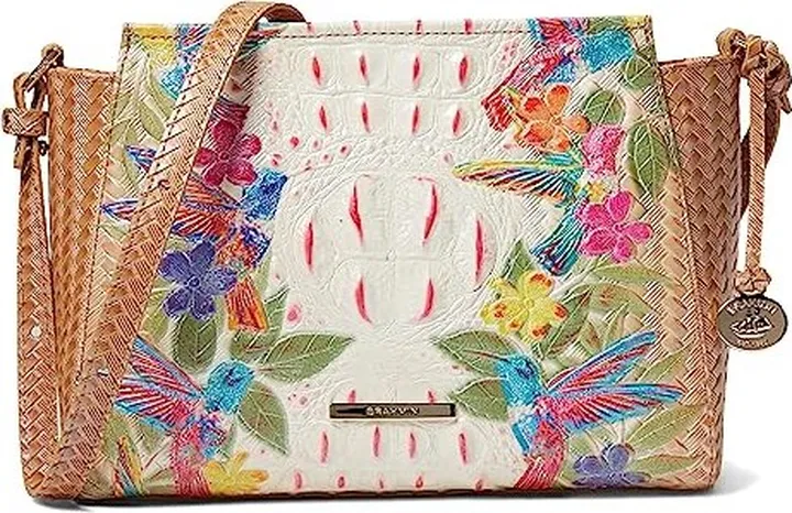 Brahmin Parton Hillary Crossbody (Desert Bloom) Handbags