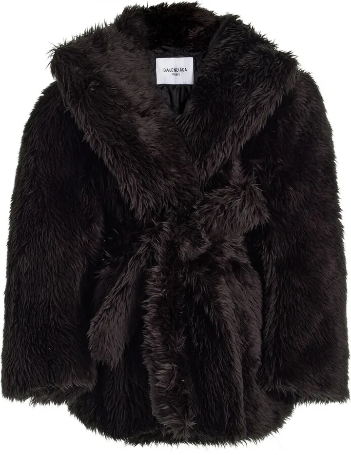 Women's Teddy Sleeve Faux-Fur Jacket