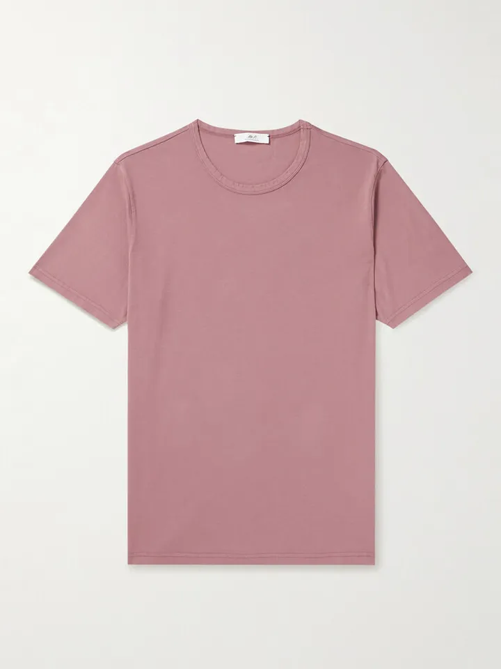 Garment-Dyed Cotton-Jersey T-Shirt