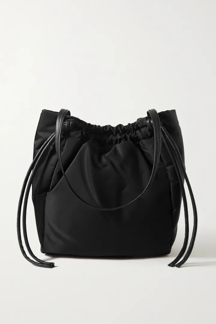Proenza Schouler - Leather-trimmed Shell Tote - Black