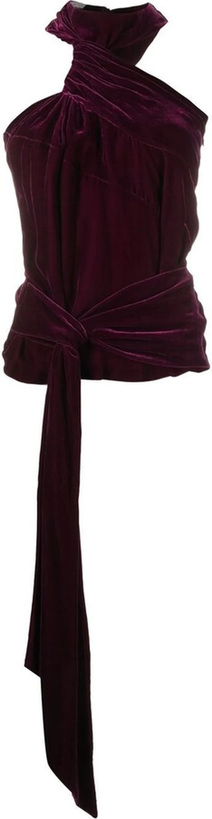 Velvet Halterneck Top