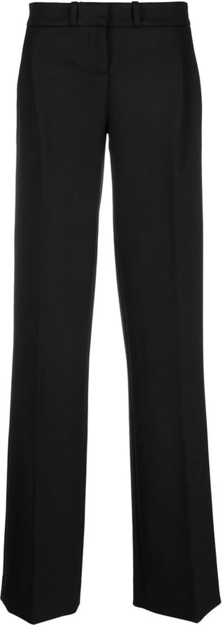 High-Waist Straight-Leg Trousers