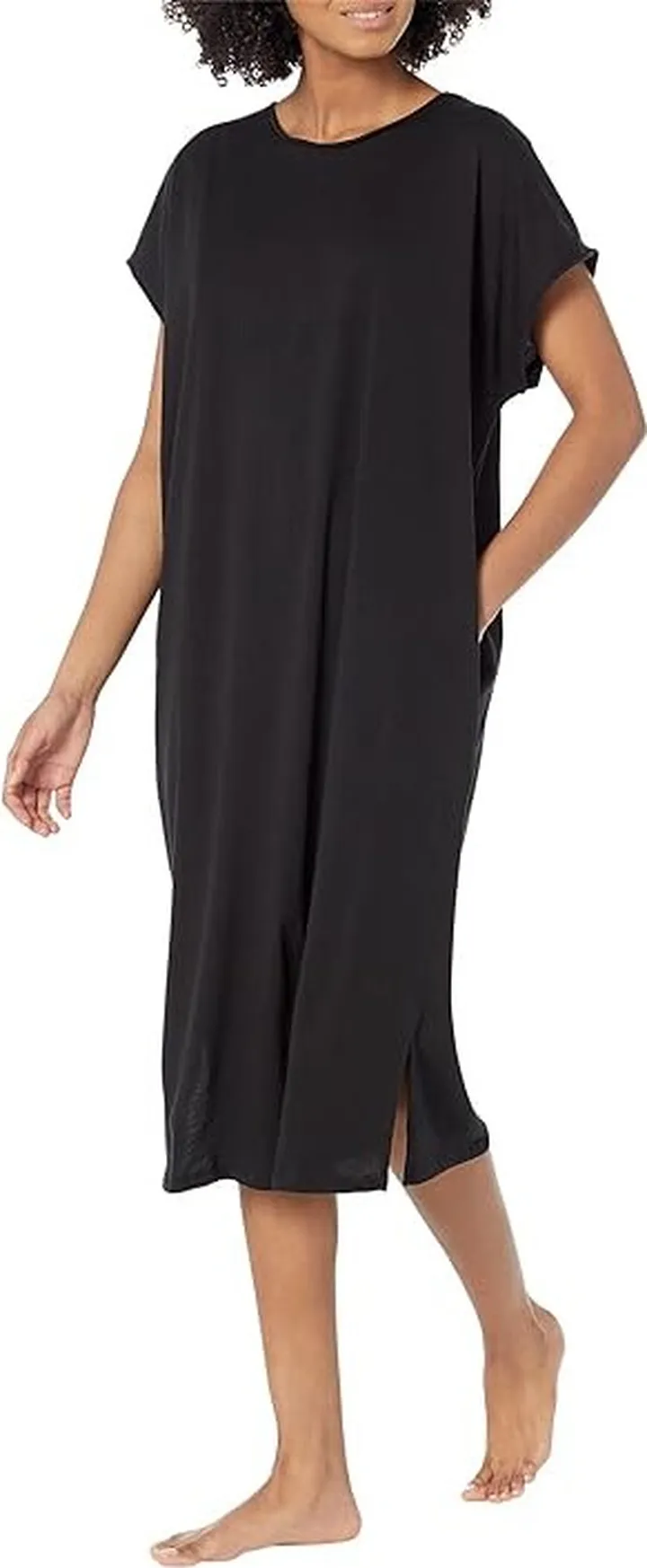 Skin Organic Pima Cotton Cheyene Caftan (Black) Women's Pajama