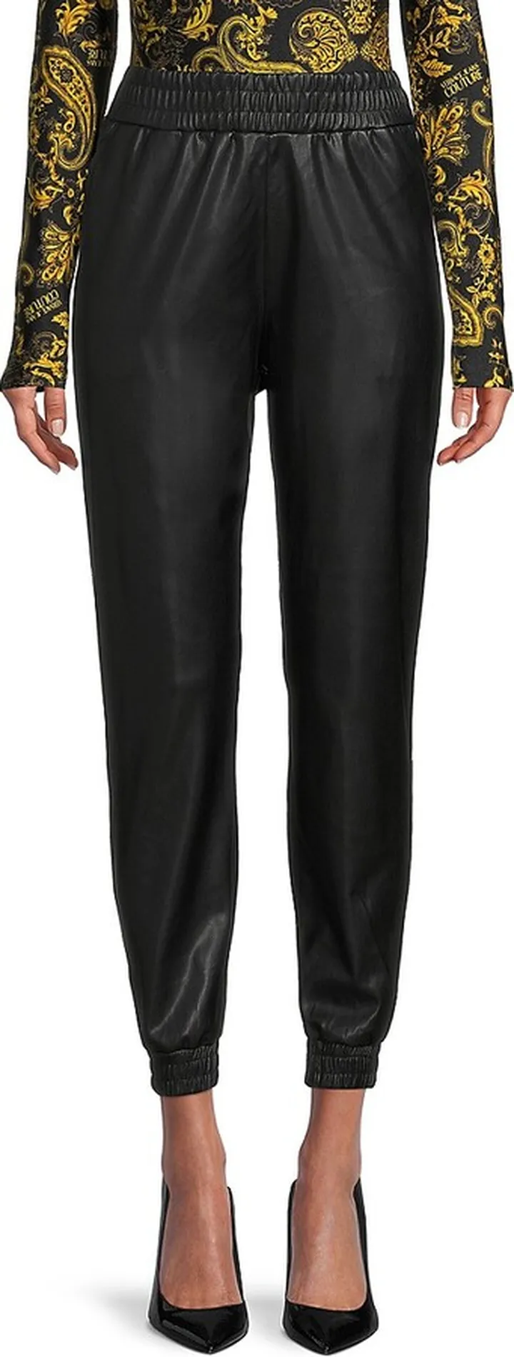 Vegan Leather Joggers