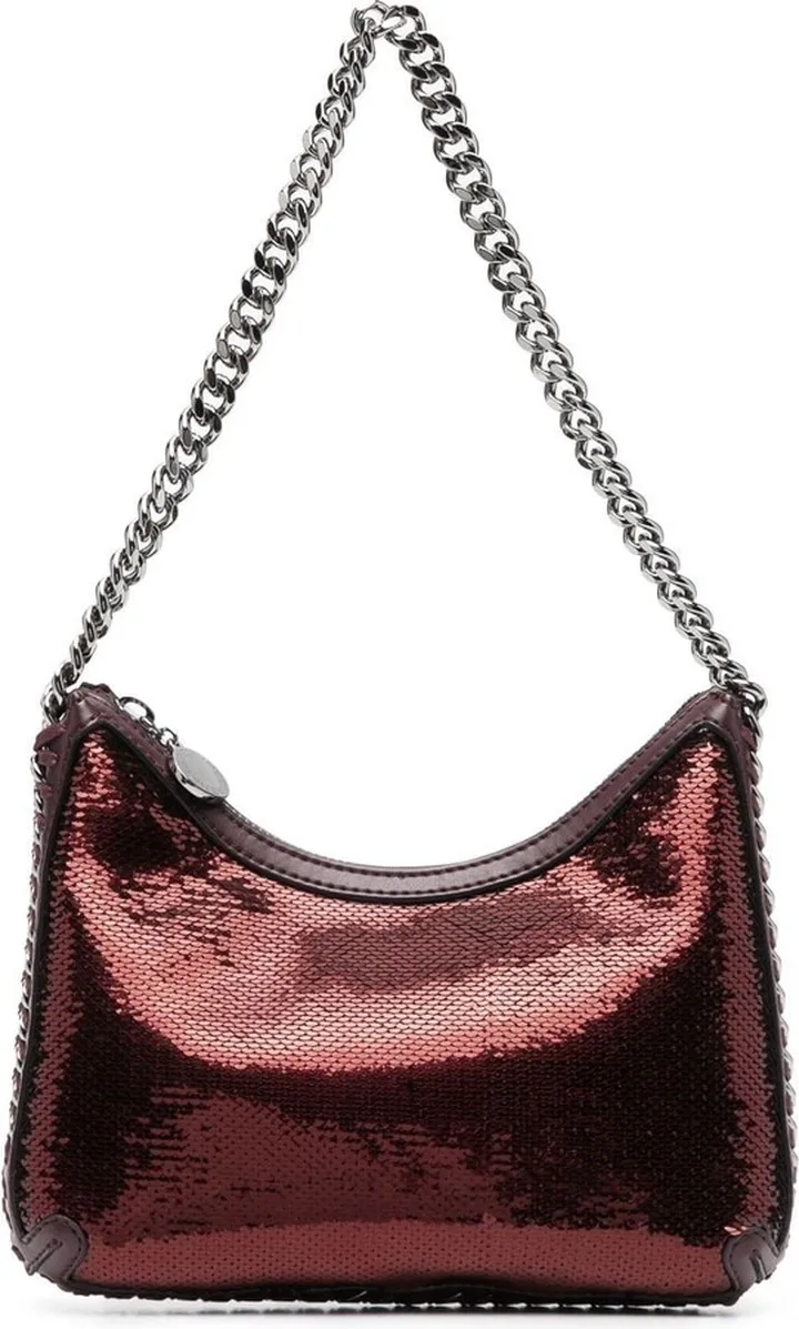 mini Falabella sequinned shoulder bag