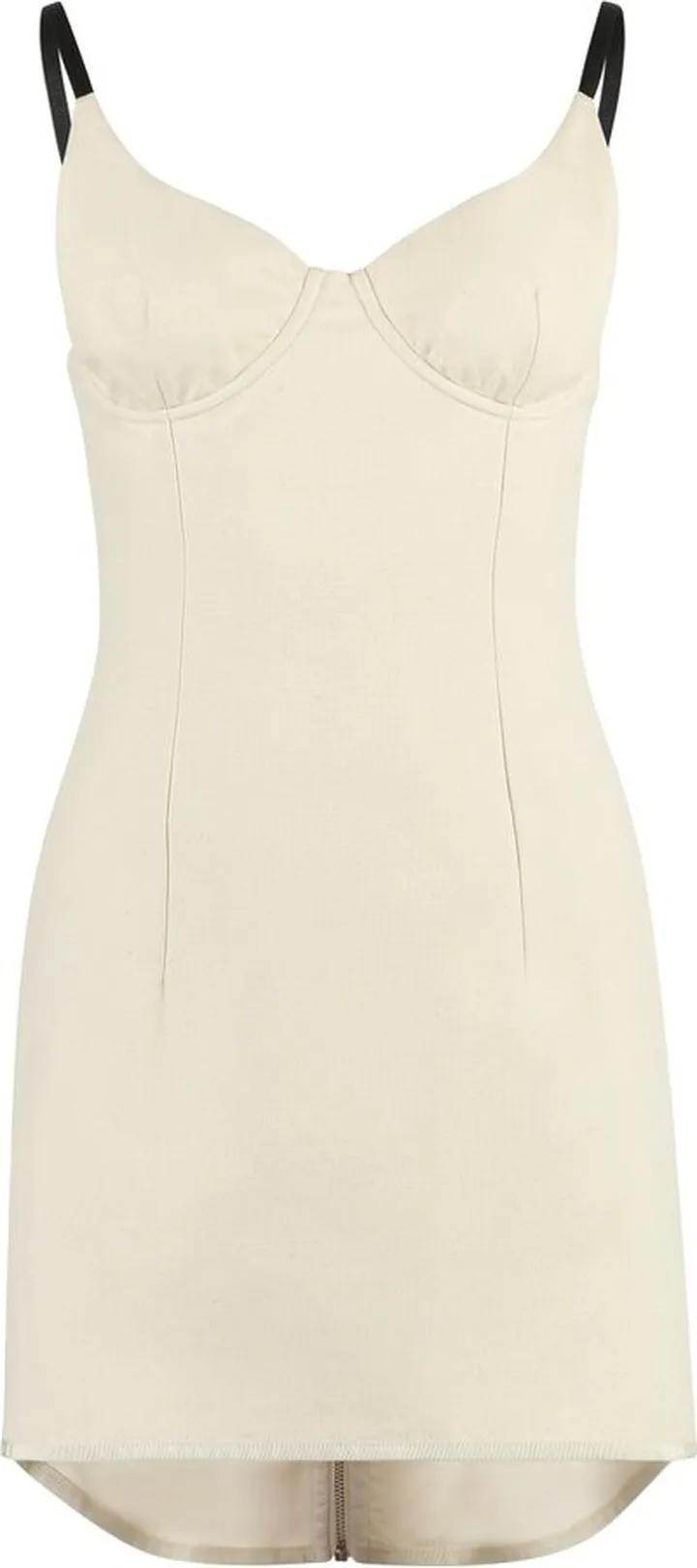 Heron Preston Sweetheart Neck Mini Dress