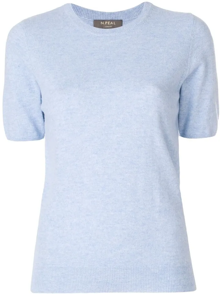 cashmere round neck T-shirt