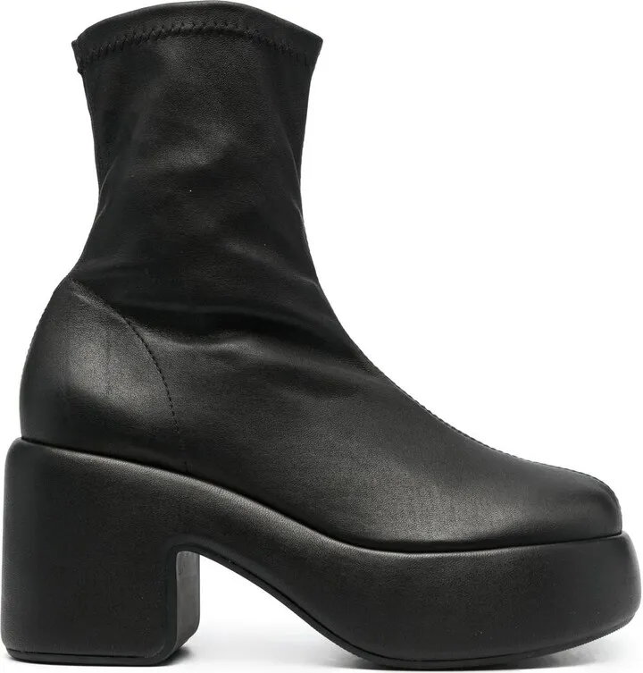 Platform Leather Boots