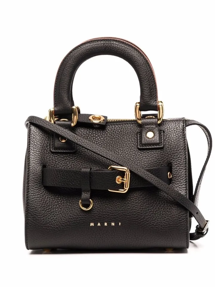 Buckle-Detail Tote Bag