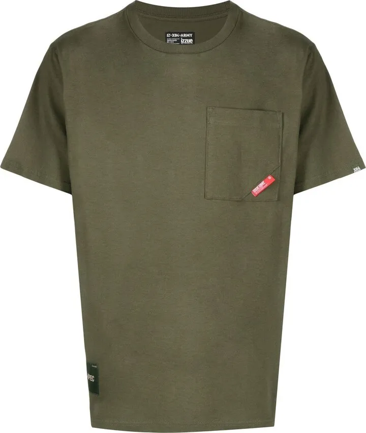 rear logo-print T-shirt
