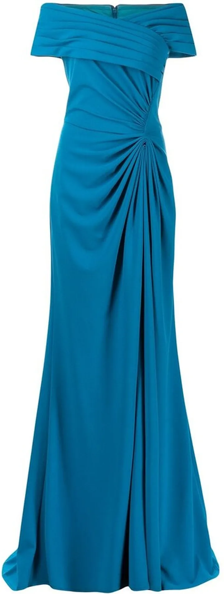 Off-Shoulder Twist Gown