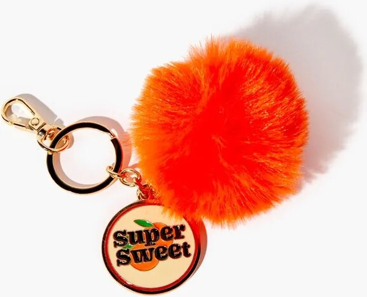 Super Sweet Pom Pom Keychain
