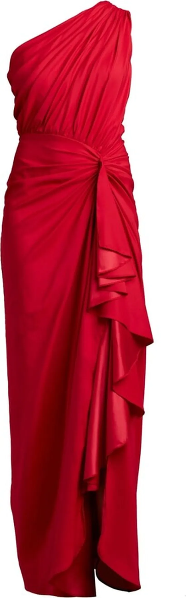 One-Shoulder Ruched Dress