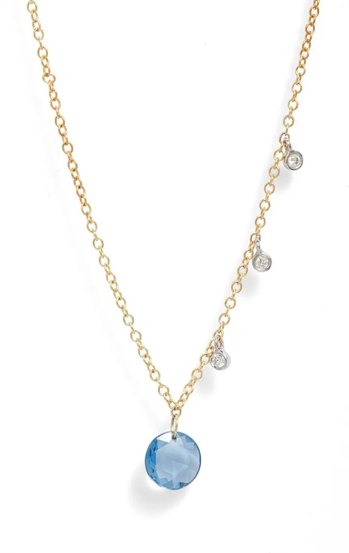 Sapphire & Diamond Necklace