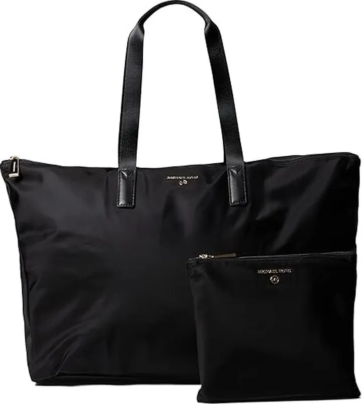 MICHAEL Michael Kors Jet Set Travel Large Packable Tote (Black) Handbags