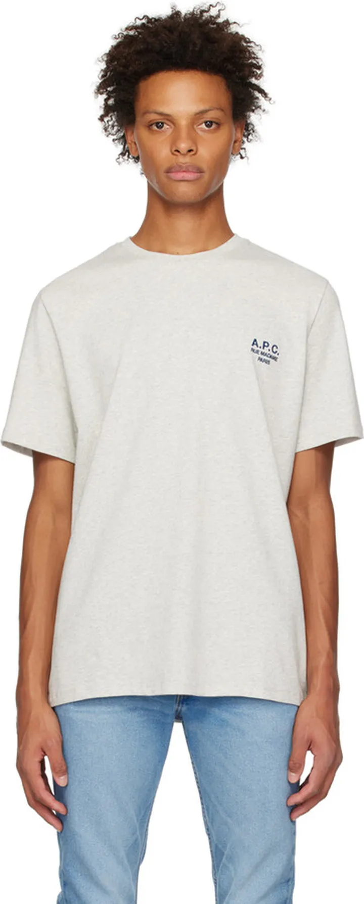 A.P.C. Gray Raymond T-Shirt