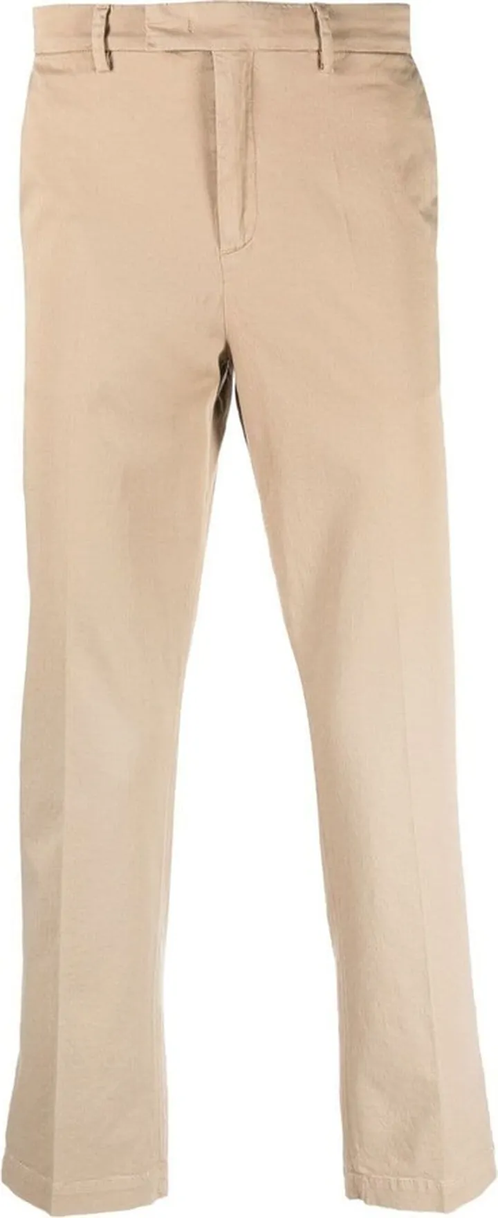 Mid-Rise Cropped Trousers