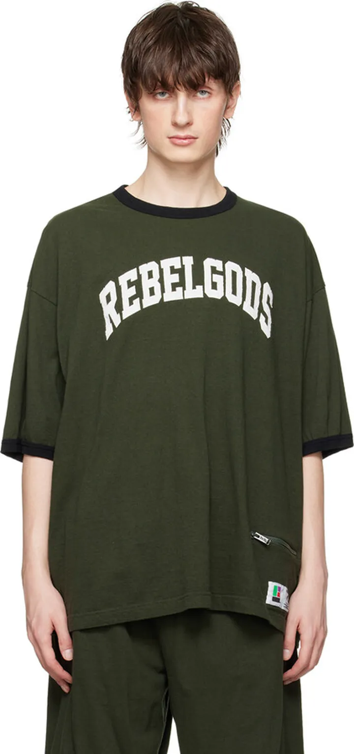 UNDERCOVER Khaki Appliqué T-Shirt