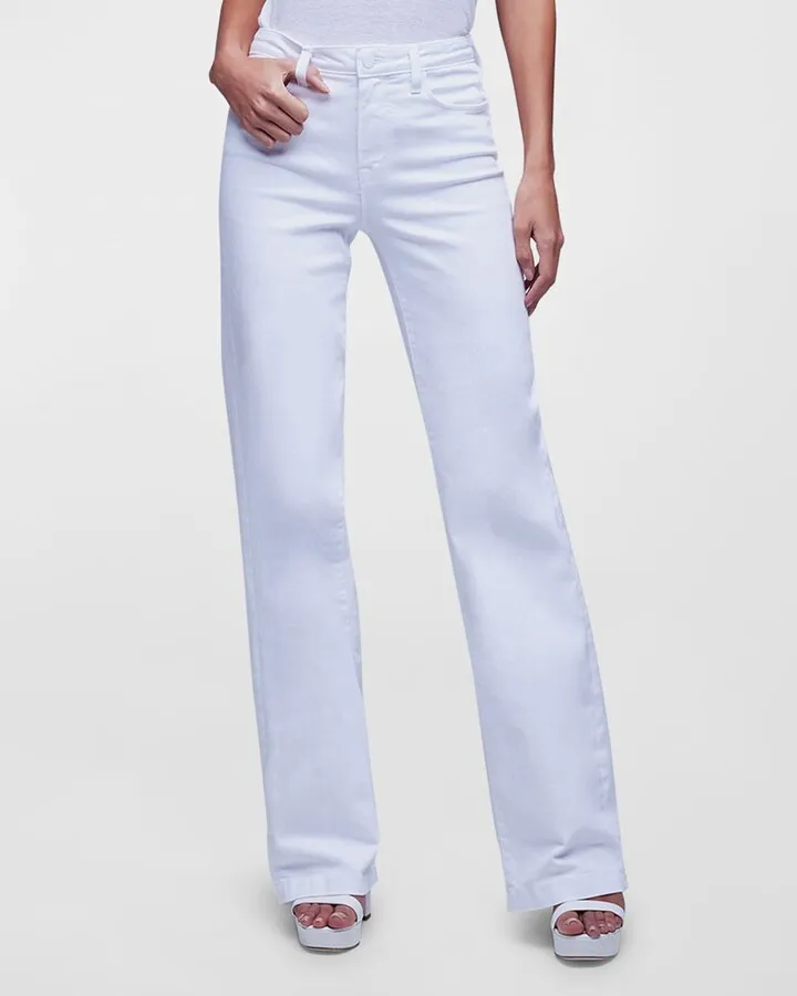 Clayton High Rise Wide-Leg Jeans