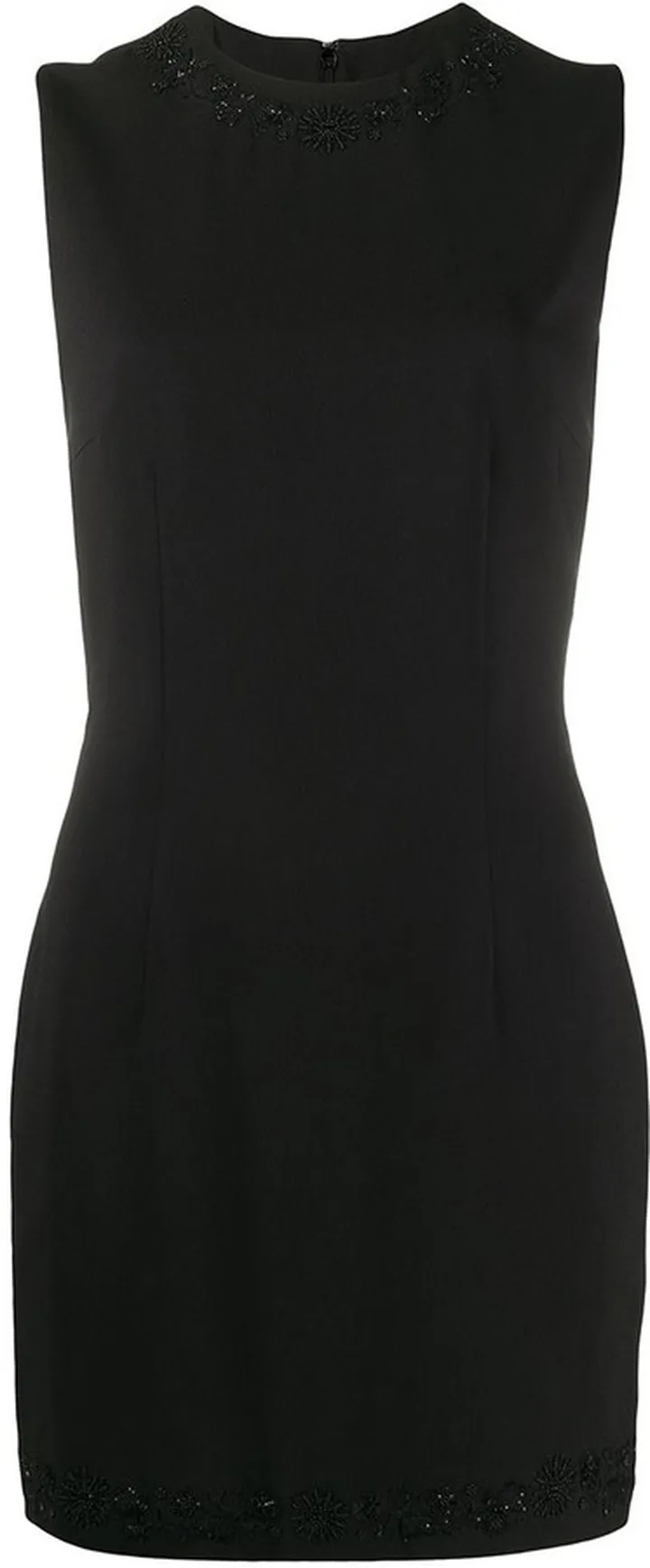 Bead Embellished Mini Dress