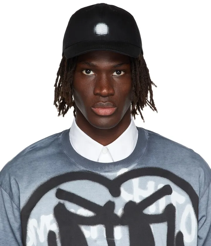 Givenchy Black 4G Curved Cap