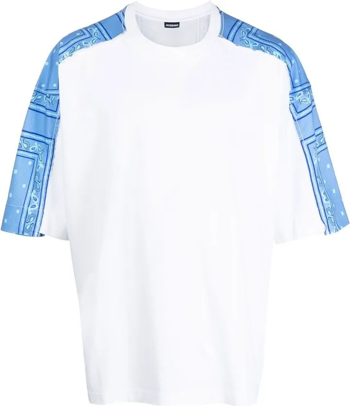 paisley print cotton T-shirt