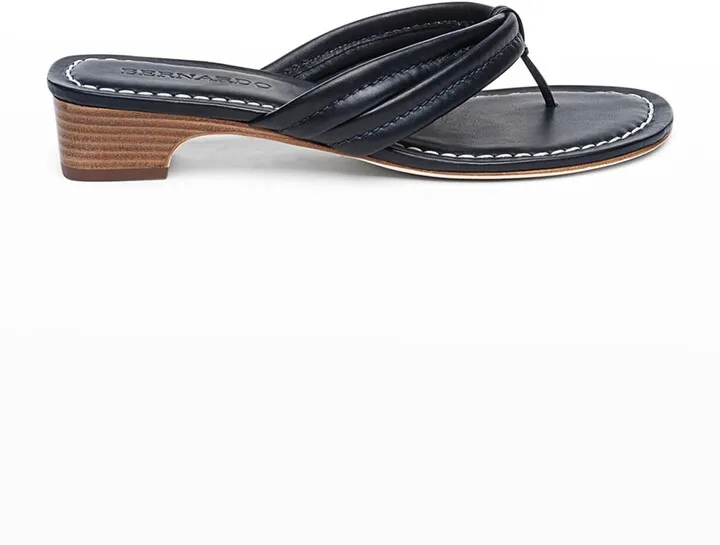 Miami Antiqued Leather Thong Sandals