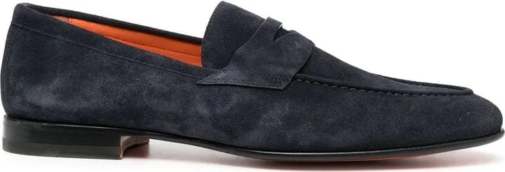 Suede Penny Loafers