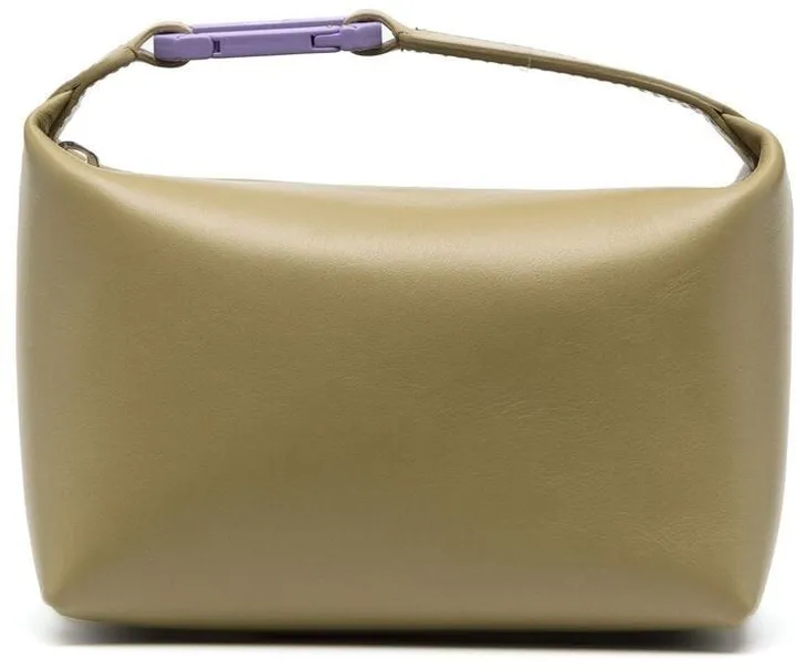 Buckle-Detail Leather Tote Bag