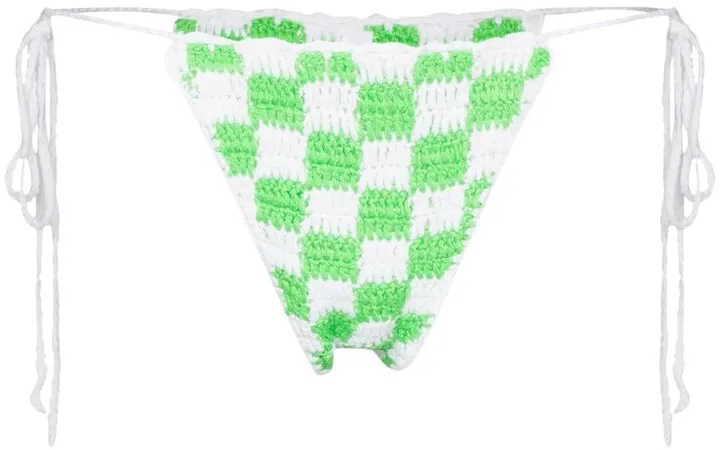 Side-Tie Crochet Bikini Bottoms