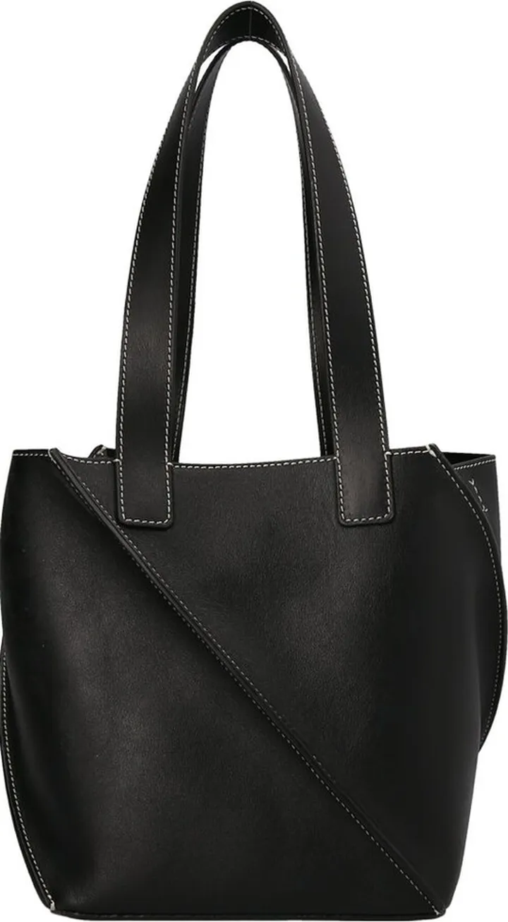 Yuzefi Logo Embossed Tote Bag