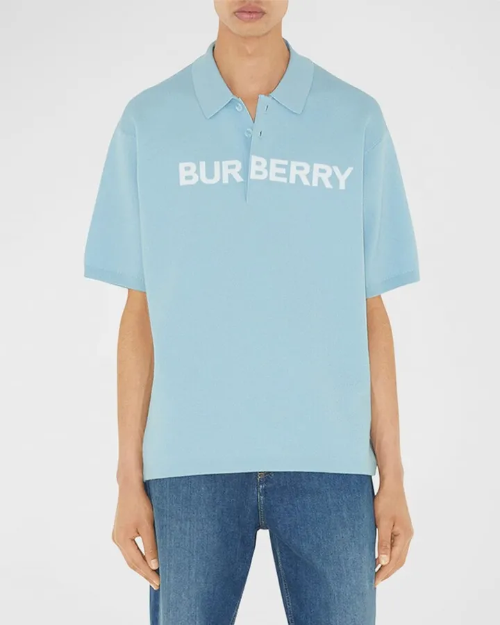 Men's Fennis Knit Logo Polo Shirt