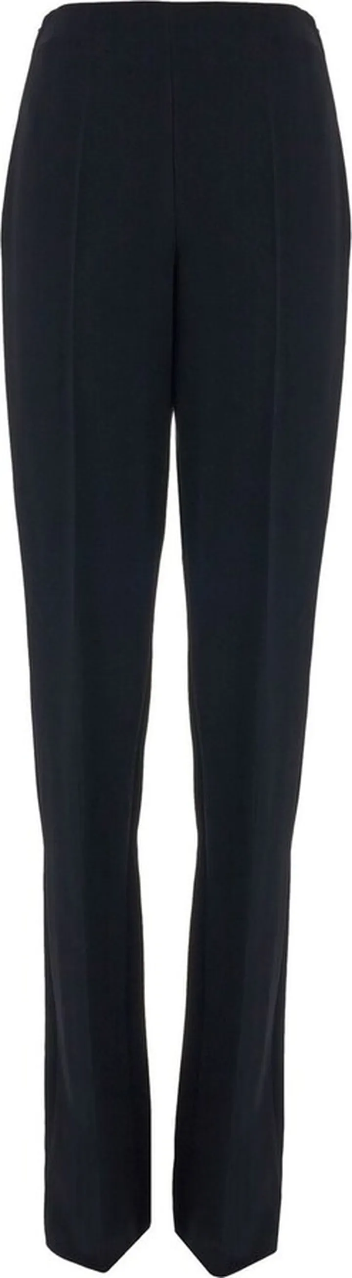 Straight-Leg Pleated Trousers